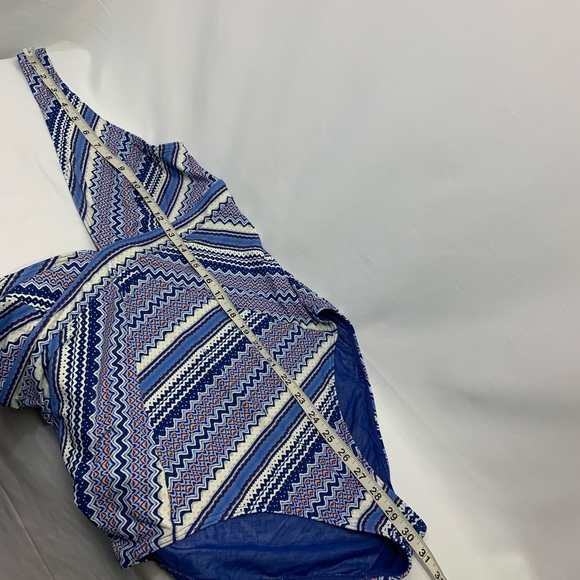 BOGO Sea Level Australia V Neck One Piece Swimsuit Blue White Pink Women Size 14 - Picture 12 of 13